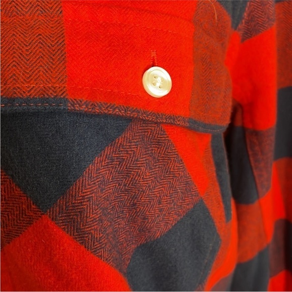 J. Crew Factory Outlet buffalo check flannel shirt - Picture 3 of 8